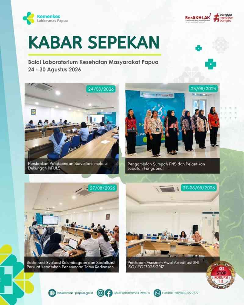 Kabar Sepekan Edisi Keempat Bulan Agustus 2026
